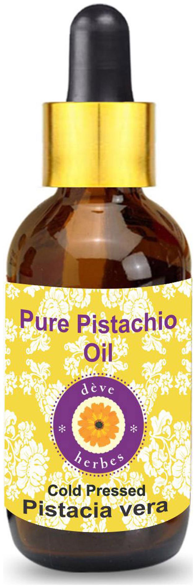 Deve Herbes Pure Pistachio Oil (Pistacia vera) with Glass Dropper 100 Natural Therapeutic Grade Cold Pressed 30ml
Deve Herbes Pure Pistachio Oil (Pistacia vera) with Glass Dropper 100 Natural Therapeutic Grade Cold Pressed 30ml