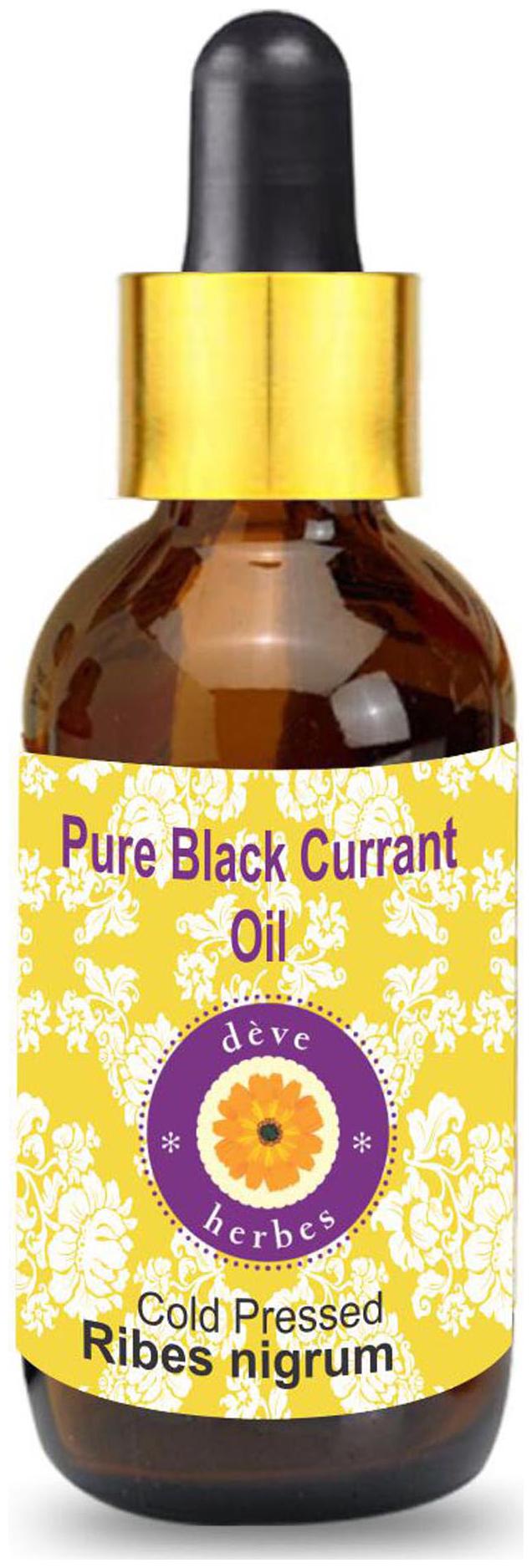 Deve Herbes Pure Black Currant Oil (Ribes nigrum) with Glass Dropper 100 Natural Therapeutic Grade Cold Pressed 15ml
Deve Herbes Pure Black Currant Oil (Ribes nigrum) with Glass Dropper 100 Natural Therapeutic Grade Cold Pressed 15ml