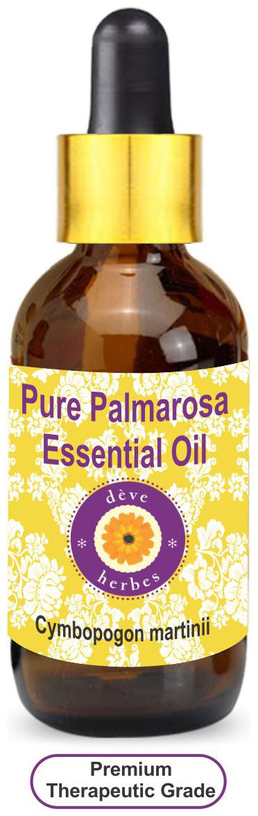 Deve Herbes Pure Palmarosa Essential Oil (Cymbopogon martinii) with Glass Dropper 100 Natural Therapeutic Grade Steam Distilled 50ml
Deve Herbes Pure Palmarosa Essential Oil (Cymbopogon martinii) with Glass Dropper 100 Natural Therapeutic Grade Steam Distilled 50ml