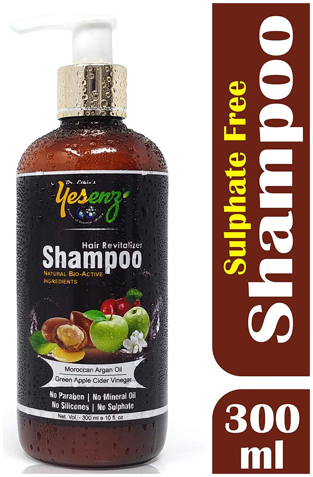 Dr Ethix Yesenz Hair Revitalizer Shampoo with Moroccan Argan Oil-(No Sulphate Parabens) 300ml
Dr Ethix Yesenz Hair Revitalizer Shampoo with Moroccan Argan Oil-(No Sulphate Parabens) 300ml