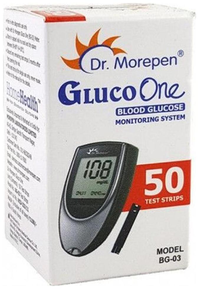 Dr Morepen Gluco-One Bg-03 Blood Glucose 50 Test Strips Only Glucometer Test strips Sugar Test Strips
Dr Morepen Gluco-One Bg-03 Blood Glucose 50 Test Strips Only Glucometer Test strips Sugar Test Strips