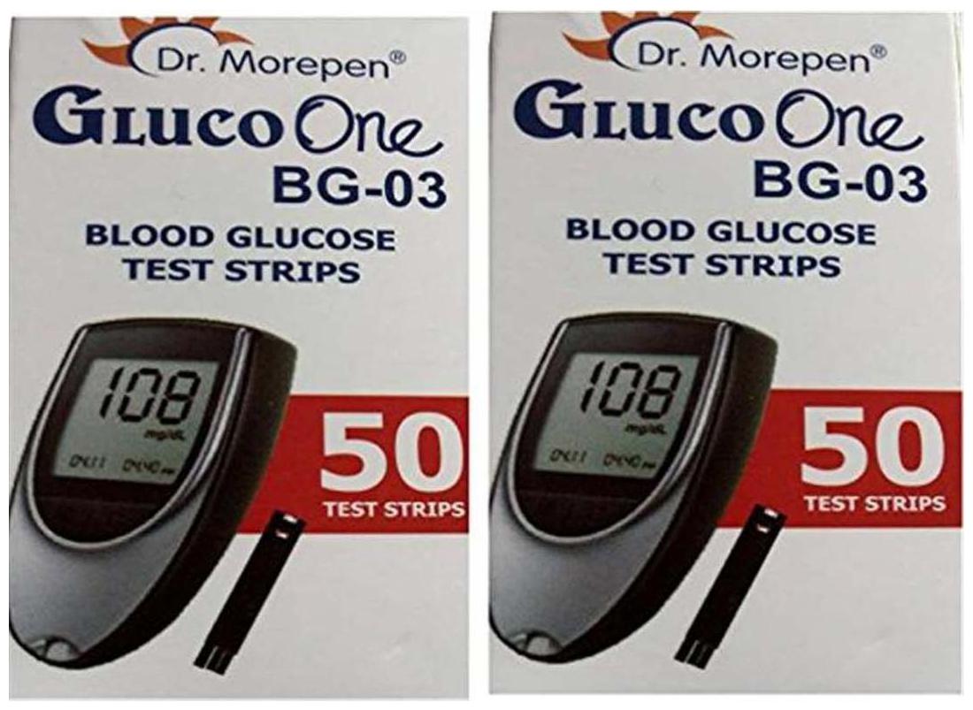 Dr Morepen Gluco-One Bg-03 Blood Glucose 100 Test Strips Only Glucometer Test strips (Multicolor) Sugar Test Strips
Dr Morepen Gluco-One Bg-03 Blood Glucose 100 Test Strips Only Glucometer Test strips (Multicolor) Sugar Test Strips