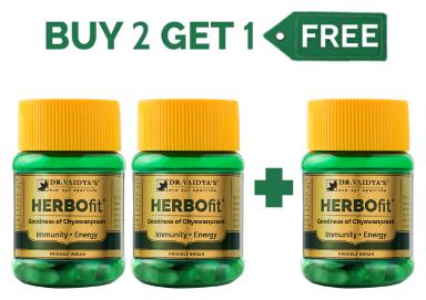 Dr Vaidya s HERBOfit Chyawanprash Capsules Immunity Energy 30 Capsules Buy 2 Get 1 Free (Pack Of 2)
Dr Vaidya s HERBOfit Chyawanprash Capsules Immunity Energy 30 Capsules Buy 2 Get 1 Free (Pack Of 2)