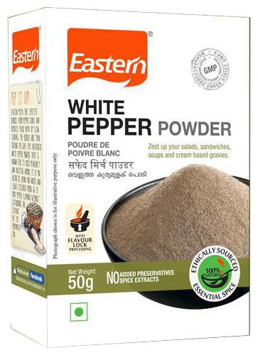 Eastern White Pepper Powder 50 g 
Eastern White Pepper Powder 50 g