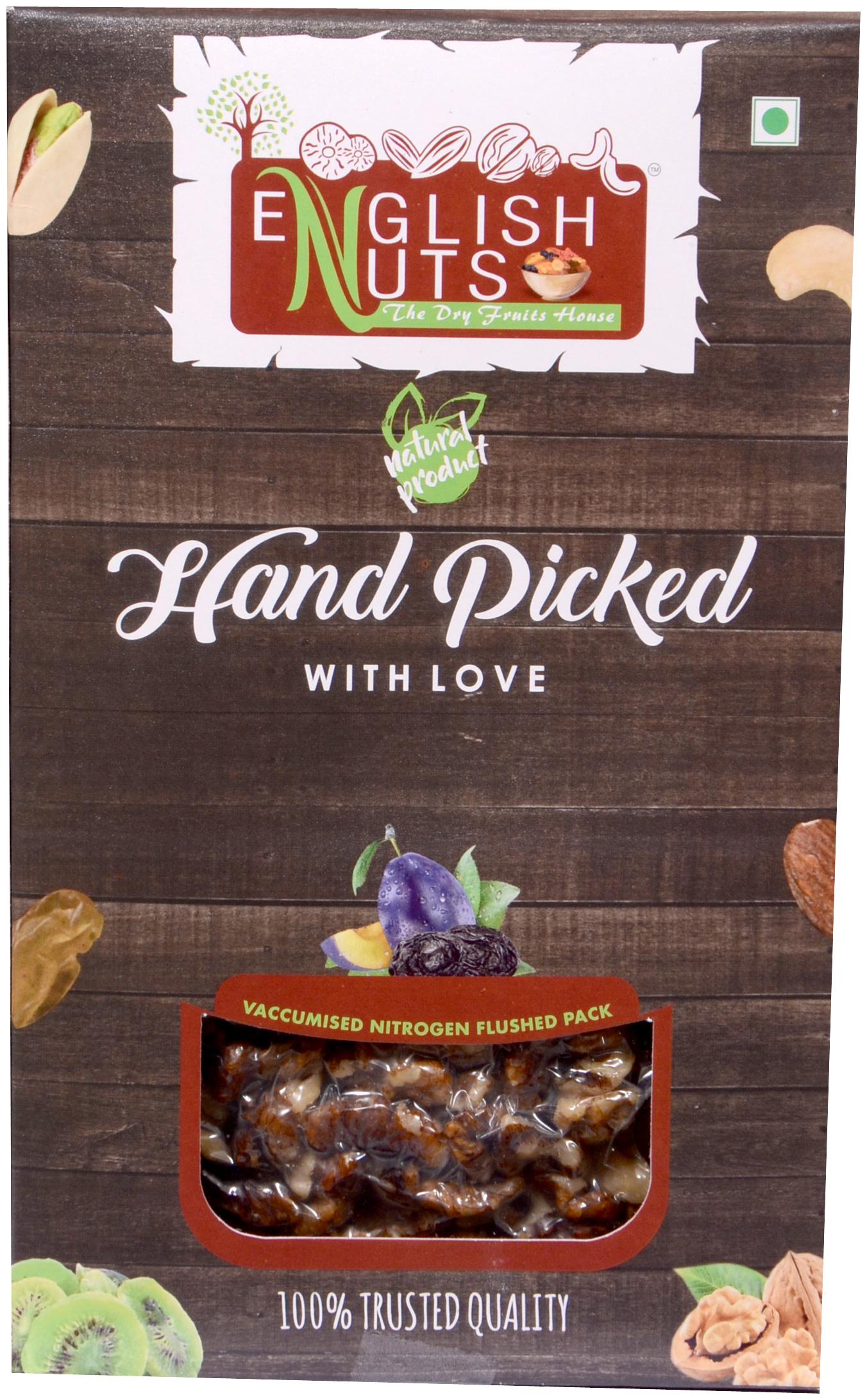 English Nuts Kashmiri Brown Walnuts Kernels (Akhrot Giri) Without Shell - 850 g VACCCUM PACK
English Nuts Kashmiri Brown Walnuts Kernels (Akhrot Giri) Without Shell - 850 g VACCCUM PACK