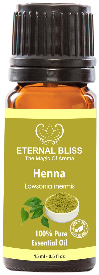 Eternal Bliss Henna Essential Oil - Pure Natural Undiluted For Skin Care Hair Care(15 ml)
Eternal Bliss Henna Essential Oil - Pure Natural Undiluted For Skin Care Hair Care(15 ml)