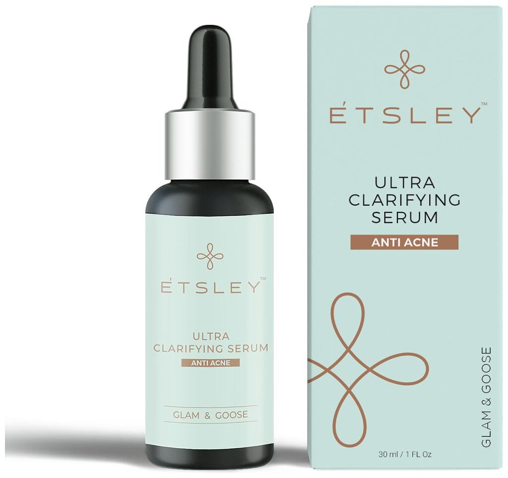 Etsley Ultra Clarifying Skin Face Serum With Ahas Bhas Tea Tree Oil Neem Aloe Vera Hyaluronic Acid Berry Extracts 30 ml Pack Of 1
Etsley Ultra Clarifying Skin Face Serum With Ahas Bhas Tea Tree Oil Neem Aloe Vera Hyaluronic Acid Berry Extracts 30 ml Pack Of 1