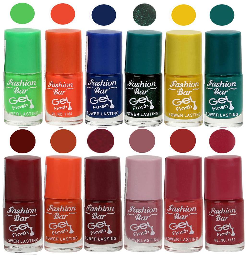Fashion Bar Nail polish (Light Green Neon Orange Blue Glitter Green Yellow Green Maroon Orange Shimmer Maroon Light Purple Pink Shimmer Red )
Fashion Bar Nail polish (Light Green Neon Orange Blue Glitter Green Yellow Green Maroon Orange Shimmer Maroon Light Purple Pink Shimmer Red )