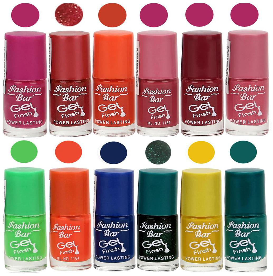 Fashion Bar Nail polish (Rani Pink Glitter Red Orange Pink Deep Red Pink Light Green Neon Orange Blue Glitter Green Yellow Green)
Fashion Bar Nail polish (Rani Pink Glitter Red Orange Pink Deep Red Pink Light Green Neon Orange Blue Glitter Green Yellow Green)