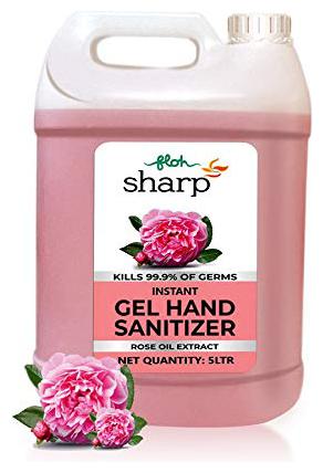 FLOH Sharp Hand Sanitizer alcohol based Gel With Rose Oil Extract Hand Sanitizer 5 L (Pack Of 1)
FLOH Sharp Hand Sanitizer alcohol based Gel With Rose Oil Extract Hand Sanitizer 5 L (Pack Of 1)