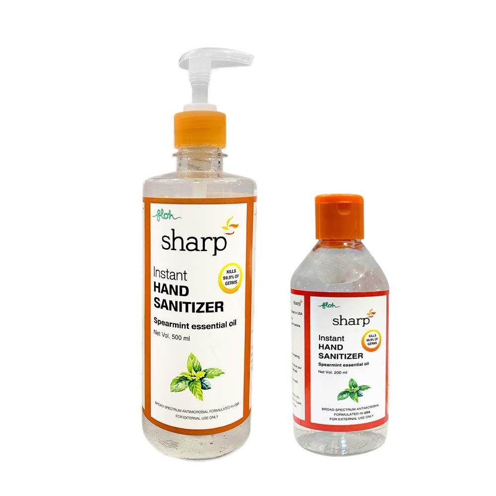 FLOH Sharp Instant Hand Sanitizer Gel With 70 Alcohol Based -500ml (With Pump) 200ml (Without Pump) (Pack of 2)
FLOH Sharp Instant Hand Sanitizer Gel With 70 Alcohol Based -500ml (With Pump) 200ml (Without Pump) (Pack of 2)