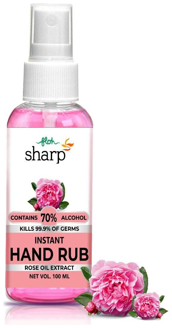 FLOH Sharp Hand Sanitizer Spray 100ML with 70 Alcohol Rose Oil Extract Pocket Hand Sanitizer
FLOH Sharp Hand Sanitizer Spray 100ML with 70 Alcohol Rose Oil Extract Pocket Hand Sanitizer