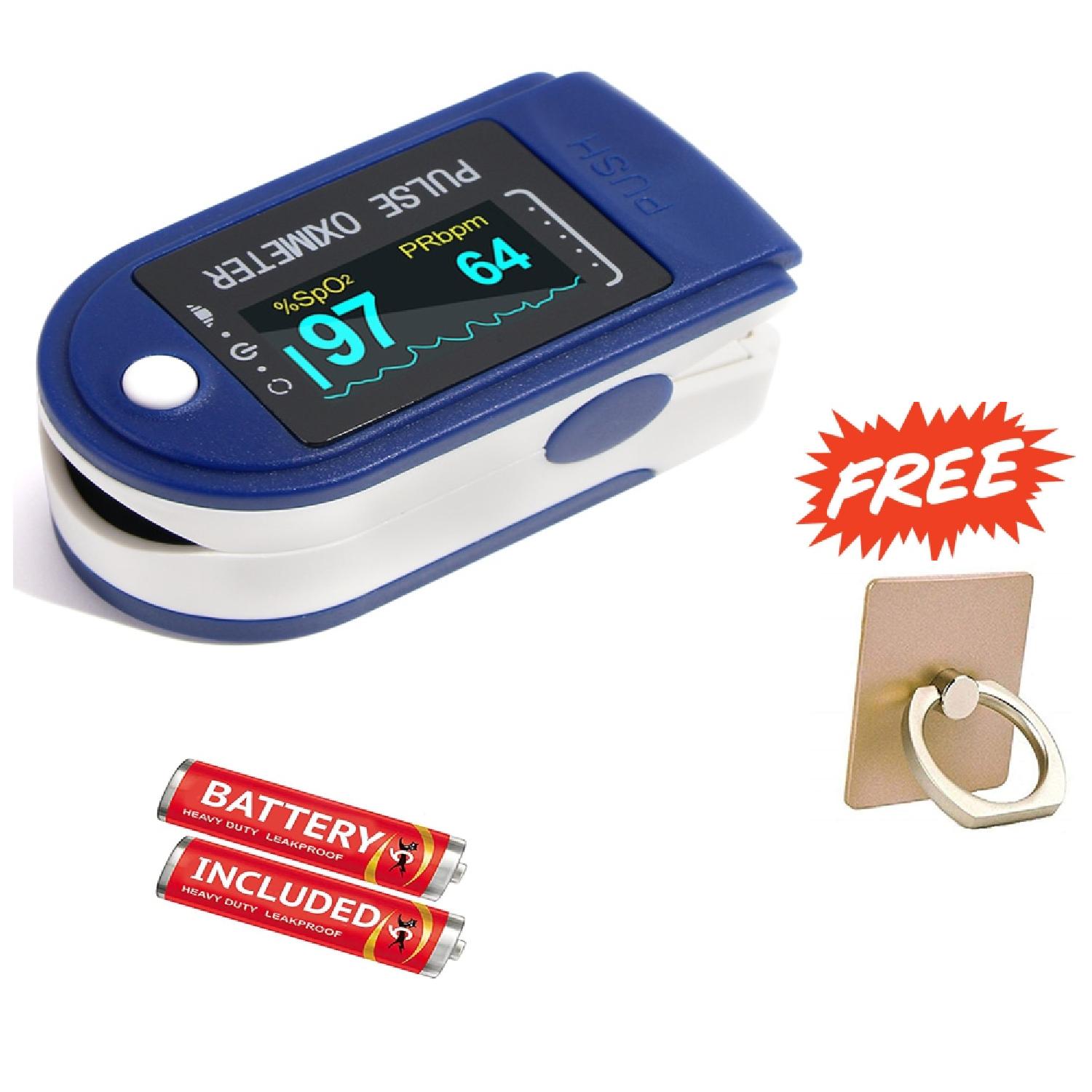 G GAPFILL Auto Poweroff Smart Finger Tip Pulse Oximeter With Audio Visual Alarm and Respiratory Rate BATTERY INCLUDED WITH FREE PHONE RING (Pack Of 1)
G GAPFILL Auto Poweroff Smart Finger Tip Pulse Oximeter With Audio Visual Alarm and Respiratory Rate BATTERY INCLUDED WITH FREE PHONE RING (Pack Of 1)