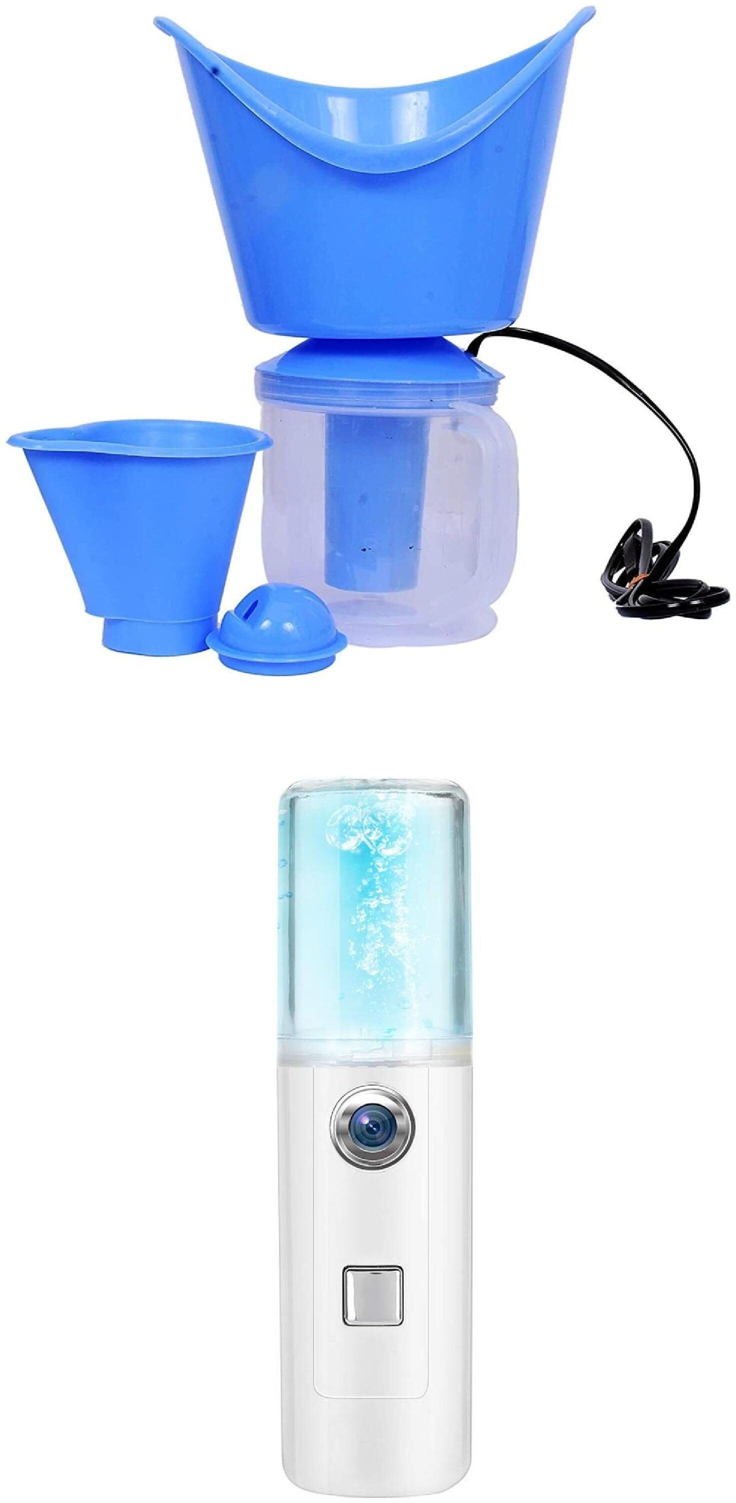 G GAPFILL Facial Steamer 3 ATTACHMENTS Mist Sprayer Humidifier Portable Small Bottle to Carry With you in Round Shape With 30 ml Transparent Tank Hydrating Calm Makeup Moisturising
G GAPFILL Facial Steamer 3 ATTACHMENTS Mist Sprayer Humidifier Portable Small Bottle to Carry With you in Round Shape With 30 ml Transparent Tank Hydrating Calm Makeup Moisturising