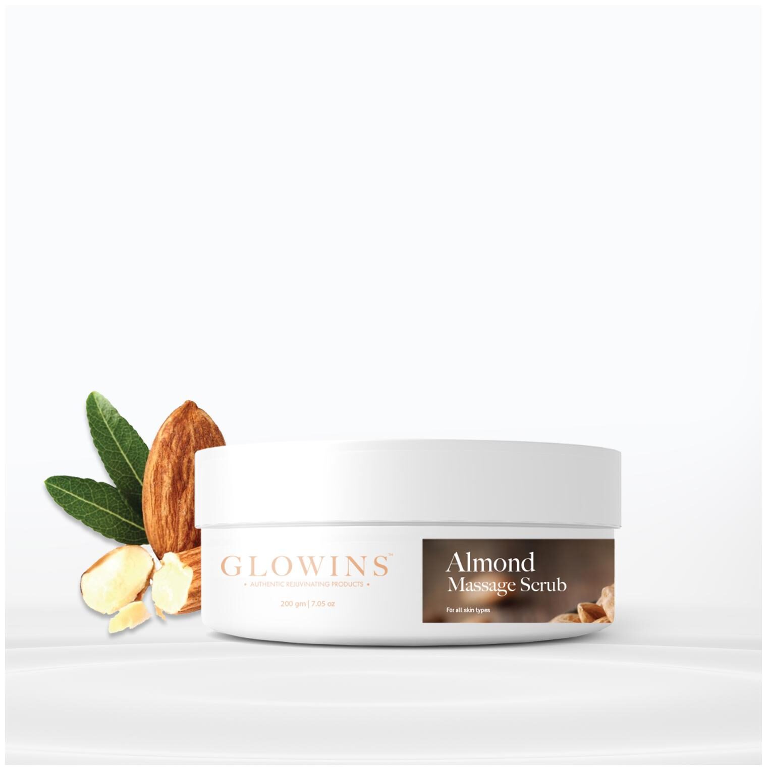 GLOWINS Almond Rich In Vitamin E Protect it Form Sun UV Rays Improve Acne Skin Ton Reduse Sign Of Lightening and Nourishing Scrub 200 ml (Pack Of 1)
GLOWINS Almond Rich In Vitamin E Protect it Form Sun UV Rays Improve Acne Skin Ton Reduse Sign Of Lightening and Nourishing Scrub 200 ml (Pack Of 1)