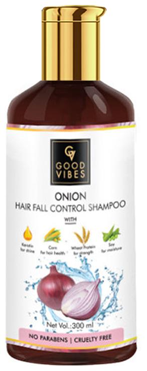 Good Vibes Onion Hairfall Control Shampoo with Keratin for Shine Corn for Hair Health Wheat Protein for Strength Soy for Moisture (300 ml)
Good Vibes Onion Hairfall Control Shampoo with Keratin for Shine Corn for Hair Health Wheat Protein for Strength Soy for Moisture (300 ml)
