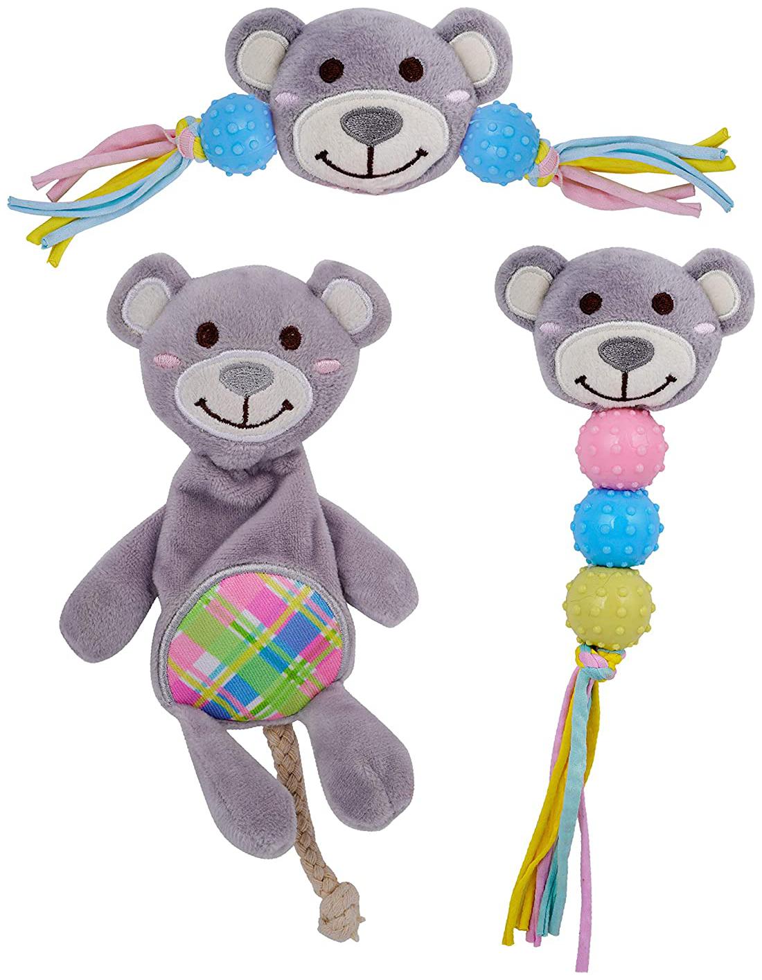 Goofy Tails Babypet Skinny Bear Soft Toys Combo Squeaky Plush Toys for Puppy Small Dog Breeds
Goofy Tails Babypet Skinny Bear Soft Toys Combo Squeaky Plush Toys for Puppy Small Dog Breeds