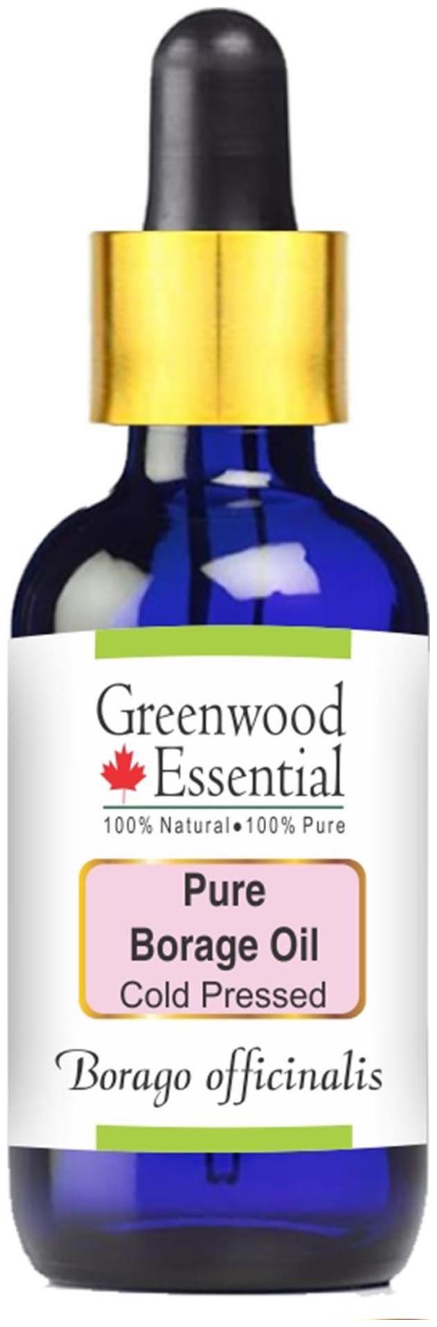Greenwood Essential Pure Borage Oil (Borago officinalis) with Glass Dropper 100 Natural Therapeutic Grade Cold Pressed 30ml
Greenwood Essential Pure Borage Oil (Borago officinalis) with Glass Dropper 100 Natural Therapeutic Grade Cold Pressed 30ml