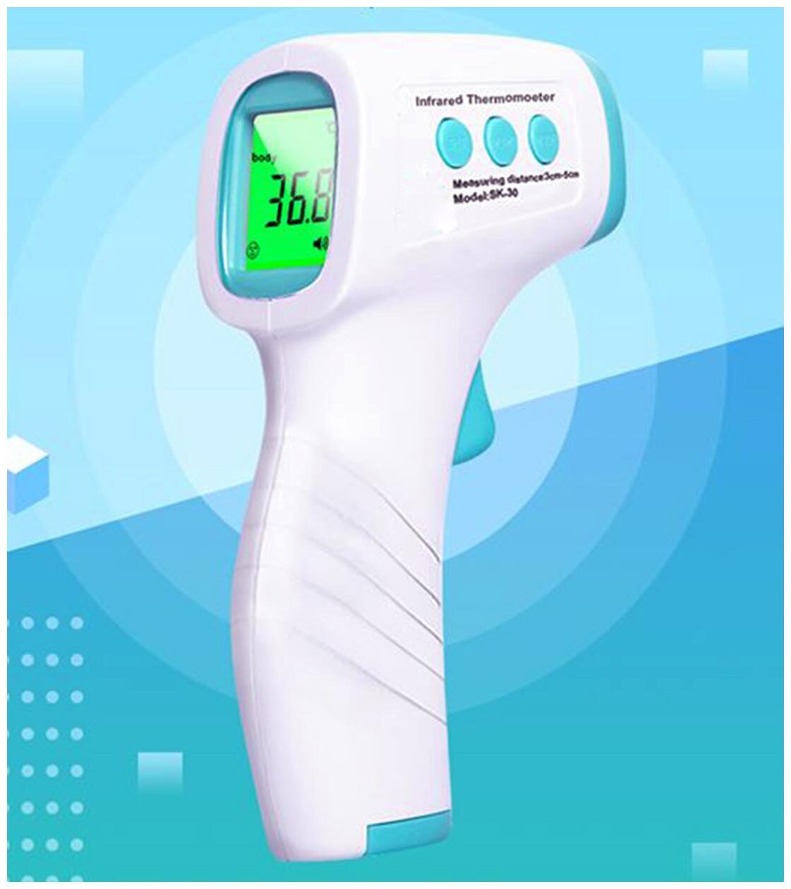 GVC Non-Contact Forehead Infrared Thermometer - Accurate Readings in 1sec for Adults and Kids
GVC Non-Contact Forehead Infrared Thermometer - Accurate Readings in 1sec for Adults and Kids