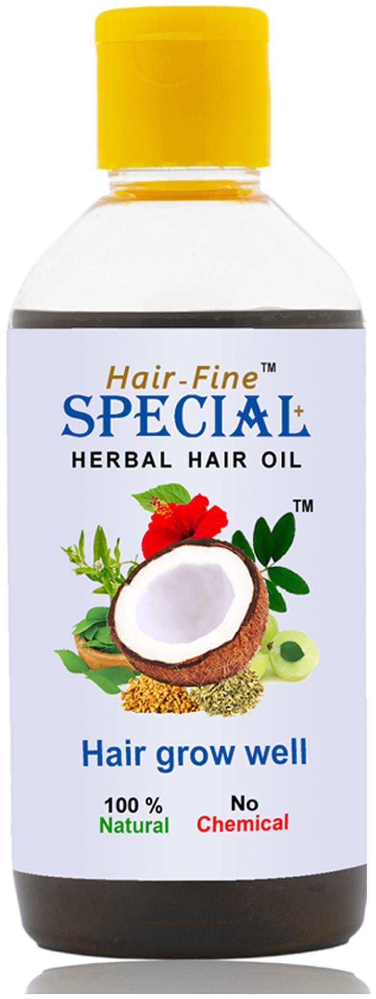 Hair-Fine SPECIAL Plus Herbal Hair Oil 250 ml with 7 Herbals Pure Coconut Oil Hibiscus Curry Leaves Amla Indigofera Eclipta Alba Fenugreek Ajwain
Hair-Fine SPECIAL Plus Herbal Hair Oil 250 ml with 7 Herbals Pure Coconut Oil Hibiscus Curry Leaves Amla Indigofera Eclipta Alba Fenugreek Ajwain