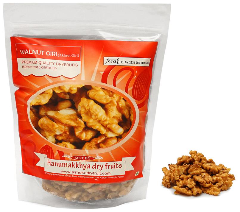 Hanumakkhya Dry Fruits Healthy 100 Natural Walnut Without Shell Akhrot Giri (Platinum) - 800g
Hanumakkhya Dry Fruits Healthy 100 Natural Walnut Without Shell Akhrot Giri (Platinum) - 800g