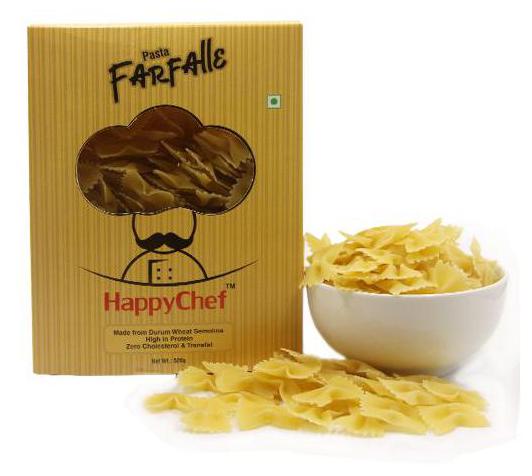 Happy Chef Pasta - Farfalle 500 g 
Happy Chef Pasta - Farfalle 500 g