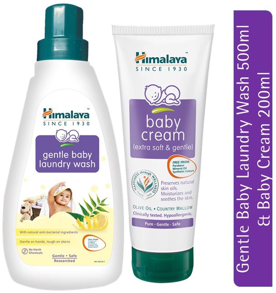 Himalaya Baby Gentle Laundry Wash (500ml Bottle) Himalaya Baby Cream (200ml) (Pack of 2)
Himalaya Baby Gentle Laundry Wash (500ml Bottle) Himalaya Baby Cream (200ml) (Pack of 2)