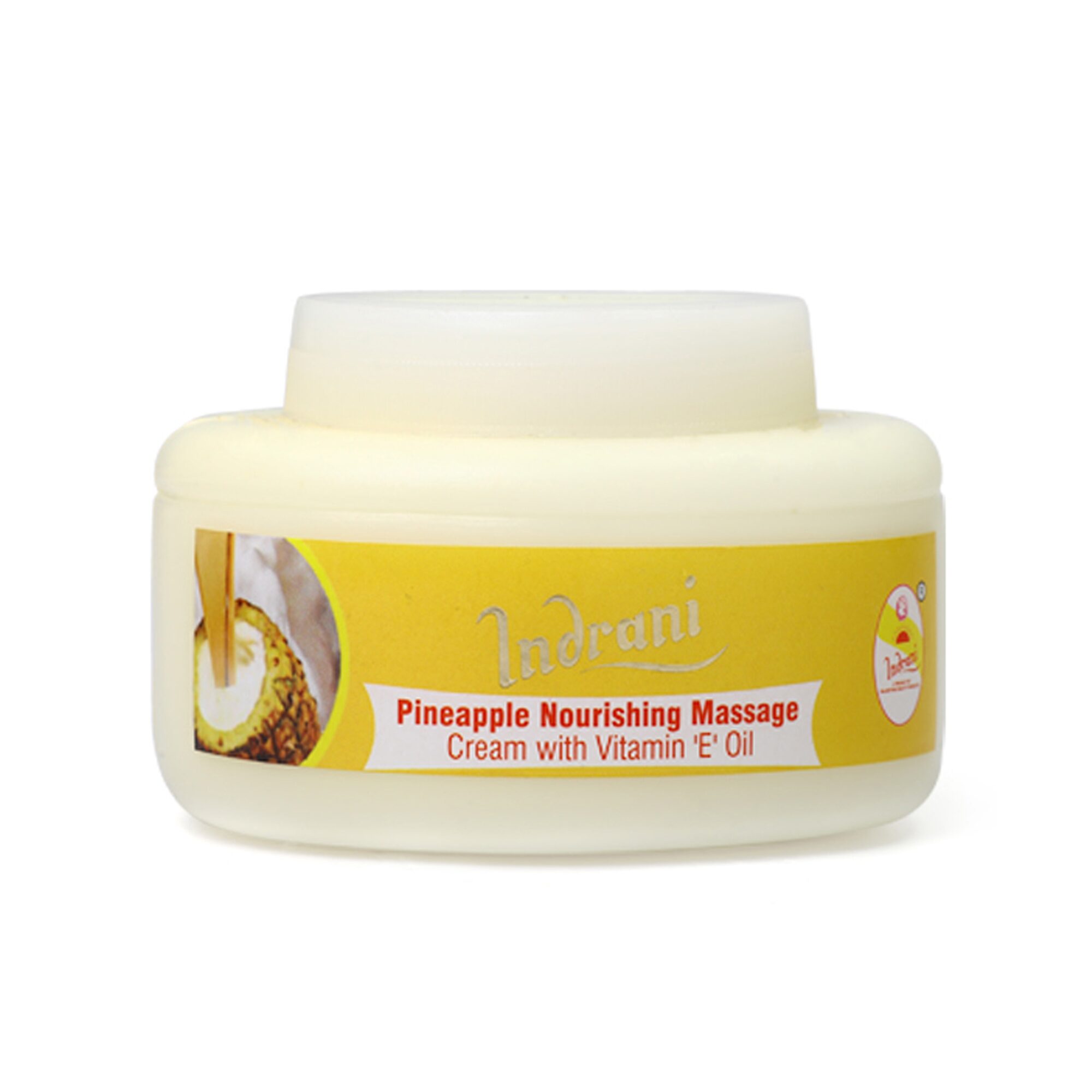 Indrani Pineapple Nourishing Massage Cream With Vitamin E Oil For Women Reduce Stretch Marks 200 g
Indrani Pineapple Nourishing Massage Cream With Vitamin E Oil For Women Reduce Stretch Marks 200 g