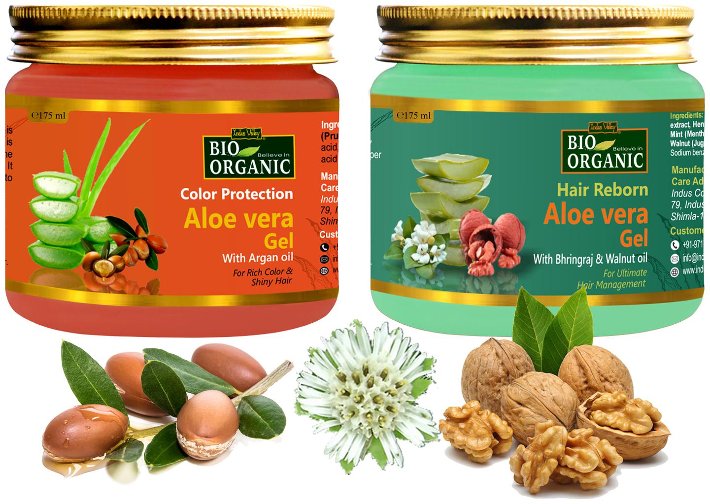 Indus Valley Bio Organic Color Protection Aloe Vera Gel Hair Reborn Aloe Vera Gel Combo Pack 175 ml Each (Pack of 2)
Indus Valley Bio Organic Color Protection Aloe Vera Gel Hair Reborn Aloe Vera Gel Combo Pack 175 ml Each (Pack of 2)