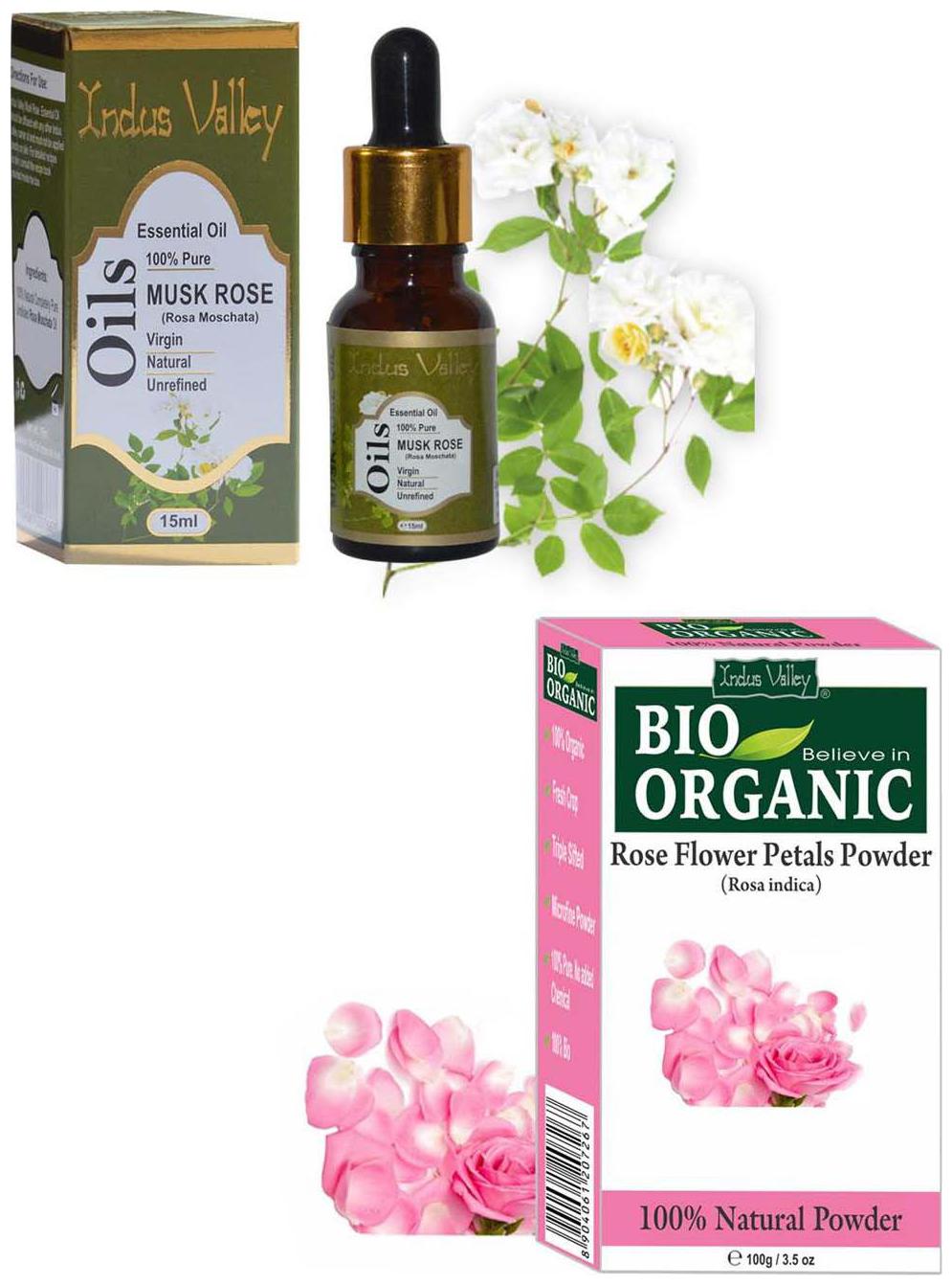 Indus Valley Combo Pack For Anti Dandruff Treatment(Musk Rose Rose Petals Powder)
Indus Valley Combo Pack For Anti Dandruff Treatment(Musk Rose Rose Petals Powder)