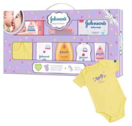 Johnson s Baby Care Collection Baby Gift Set - with Organic Cotton Baby One-Piece Romper 8 pcs
Johnson s Baby Care Collection Baby Gift Set - with Organic Cotton Baby One-Piece Romper 8 pcs