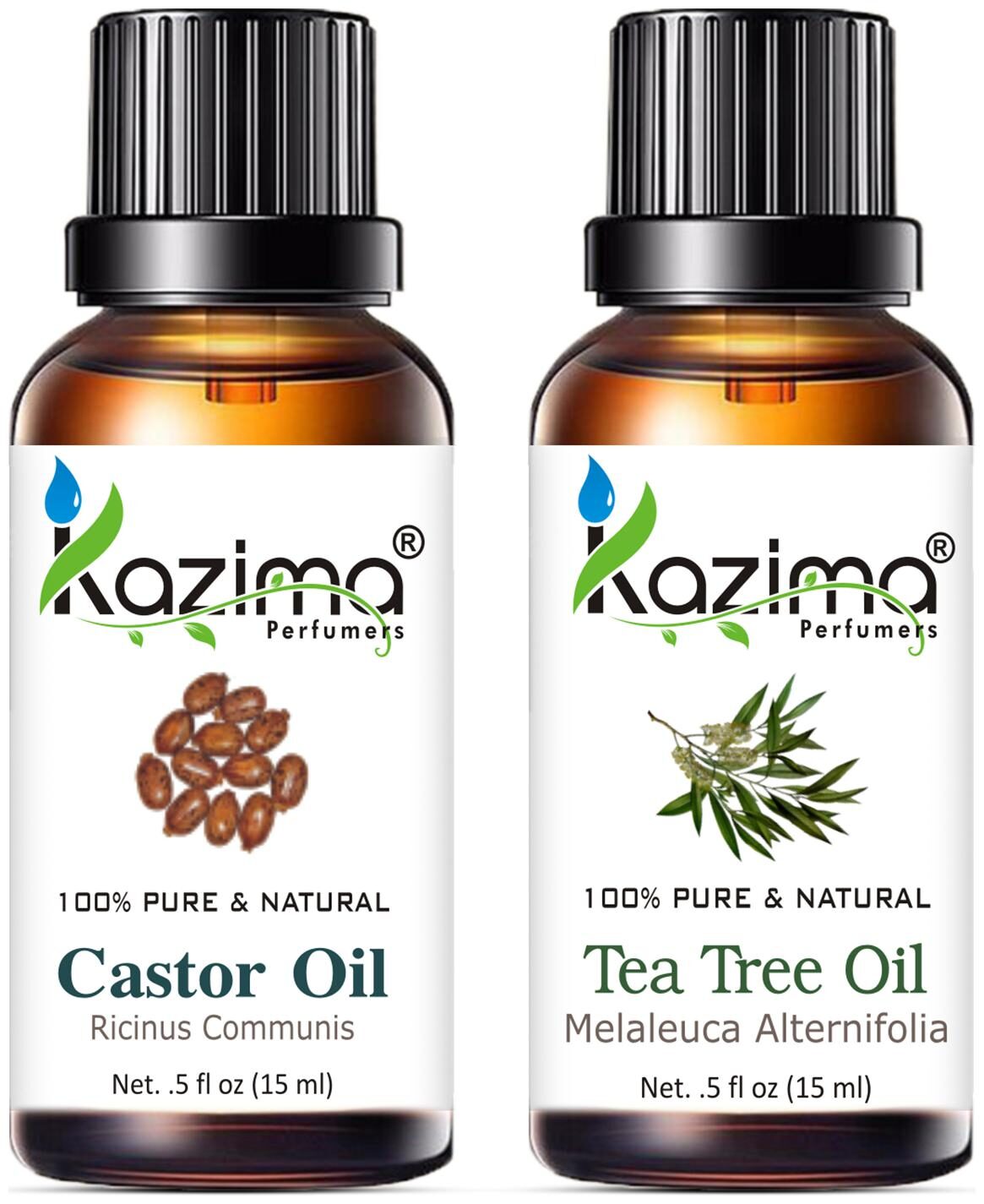Kazima Combo Set Of Castor Carrier Oil Tea Tree Essential Oil 15 ml (Pack of 2)
Kazima Combo Set Of Castor Carrier Oil Tea Tree Essential Oil 15 ml (Pack of 2)
