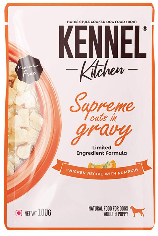Kennel Kitchen Wet Dog Food for Adult and Puppy Supreme Cuts in Gravy with Pumpkin Variety Pack Chicken Chicken Liver Lamb and Fish Recipe (12 X 100 g)
Kennel Kitchen Wet Dog Food for Adult and Puppy Supreme Cuts in Gravy with Pumpkin Variety Pack Chicken Chicken Liver Lamb and Fish Recipe (12 X 100 g)