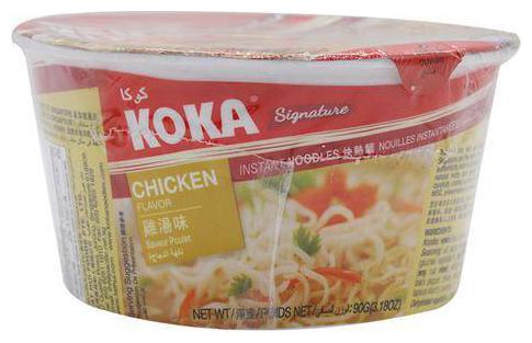 Koka Bowl Noodles - Chicken Original 90 g 
Koka Bowl Noodles - Chicken Original 90 g