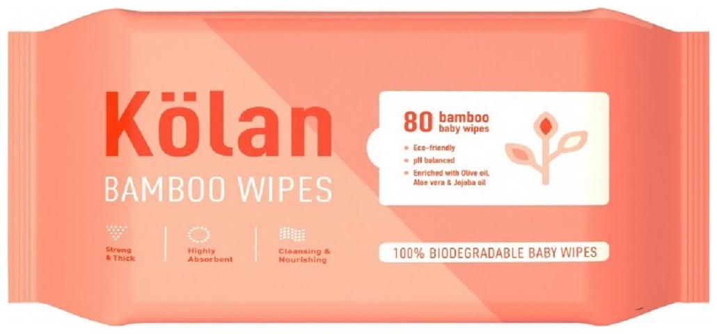 Kolan Eco-Friendly Bamboo Baby Wipes with Olive Oil Aloe Vera Jojoba Oil 80 Wipes Pack (Pack of 1)
Kolan Eco-Friendly Bamboo Baby Wipes with Olive Oil Aloe Vera Jojoba Oil 80 Wipes Pack (Pack of 1)