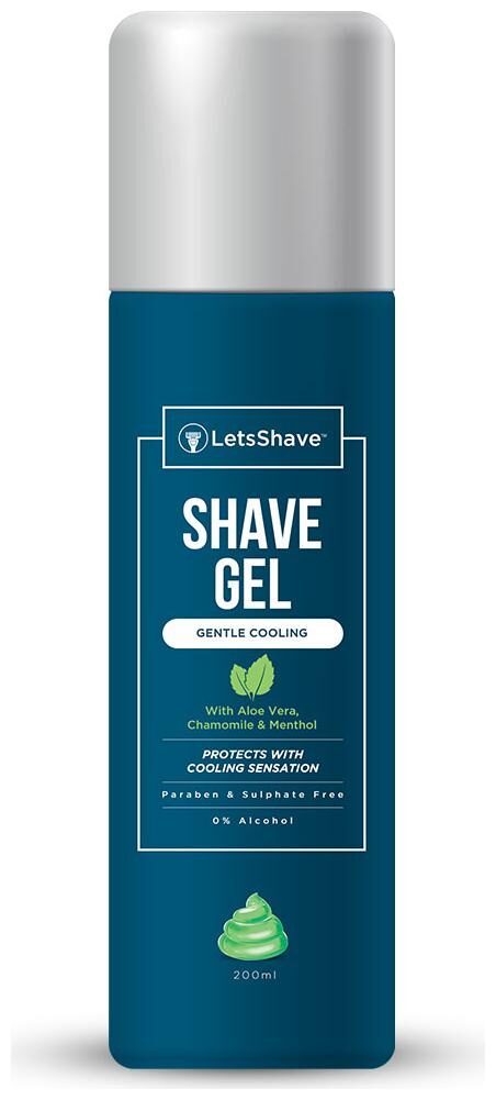 LetsShave Cooling Shave gel for Men with 0 Alcohol (Aloe Vera Chamomile Menthol) - 200 ml
LetsShave Cooling Shave gel for Men with 0 Alcohol (Aloe Vera Chamomile Menthol) - 200 ml