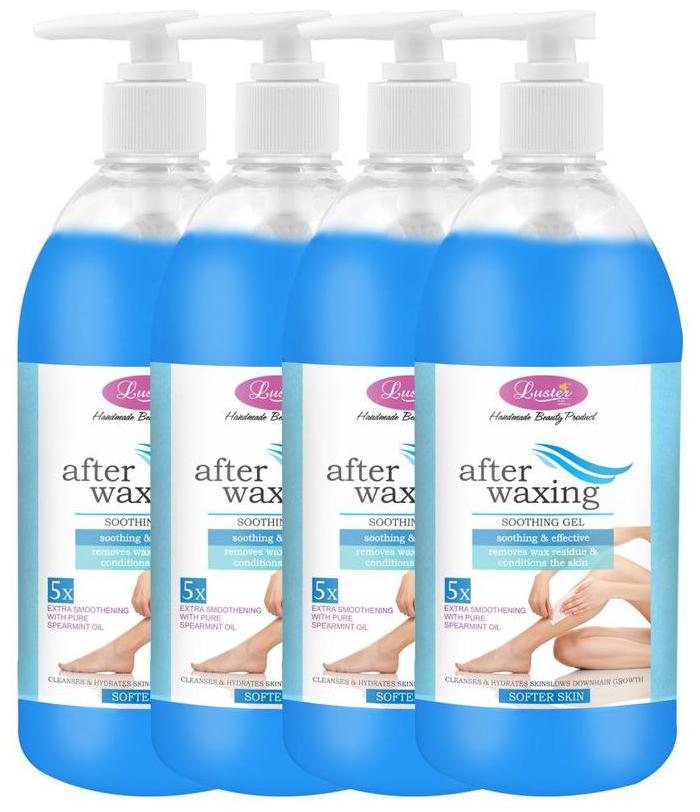 Luster After Waxing Soothing Gel - Instant skin Relaxing formula 500ml (Pack of 4)
Luster After Waxing Soothing Gel - Instant skin Relaxing formula 500ml (Pack of 4)