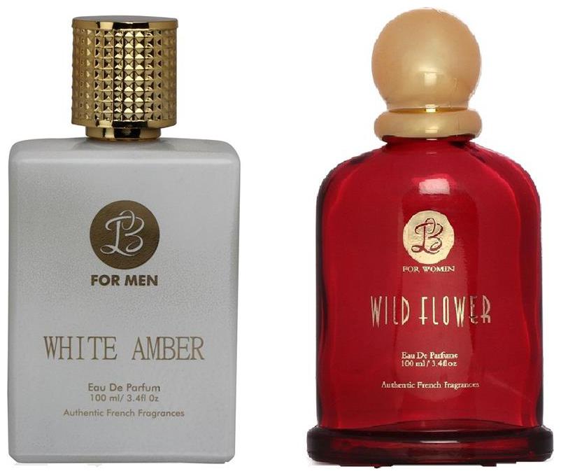 Lyla Blanc EDP Mens WHITE AMBER Lyla Blanc EDP Womens WILD FLOWER (Pack of 2 Perfume for Couple) (100ml each)
Lyla Blanc EDP Mens WHITE AMBER Lyla Blanc EDP Womens WILD FLOWER (Pack of 2 Perfume for Couple) (100ml each)