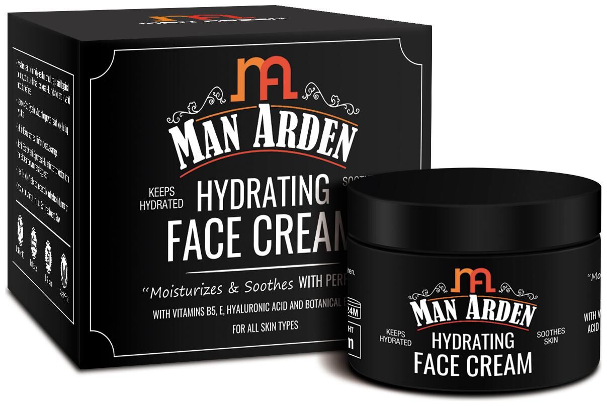 Man Arden Hydrating Face Cream For Men With Vitamin B5 Hyaluronic Acid For Skin Moisturization 50g (Pack Of 1)
Man Arden Hydrating Face Cream For Men With Vitamin B5 Hyaluronic Acid For Skin Moisturization 50g (Pack Of 1)