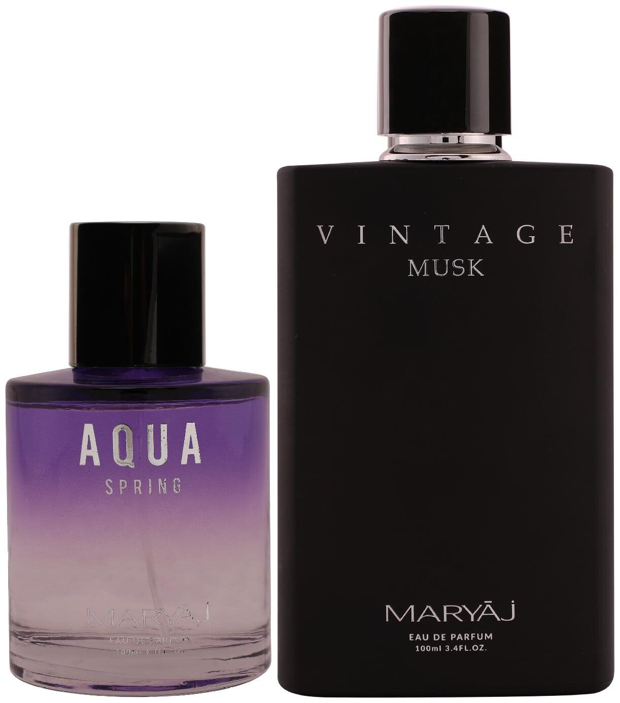 Maryaj Aqua Spring Eau De Parfum Fruity Floral Perfume 100ml For Women And Maryaj Vintage Musk Eau De Parfum Floral Musky Perfume 100ml For Unisex (Pack Of 2)
Maryaj Aqua Spring Eau De Parfum Fruity Floral Perfume 100ml For Women And Maryaj Vintage Musk Eau De Parfum Floral Musky Perfume 100ml For Unisex (Pack Of 2)