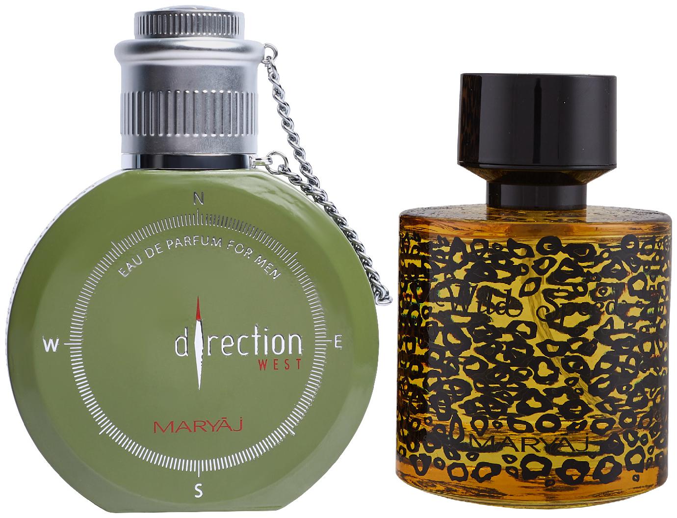 Maryaj Direction West Eau De Parfum Green Spicy Perfume 100ml For Men And Maryaj Wild Speed Eau De Parfum Citrus Spicy Perfume 100ml For Men (Pack Of 2)
Maryaj Direction West Eau De Parfum Green Spicy Perfume 100ml For Men And Maryaj Wild Speed Eau De Parfum Citrus Spicy Perfume 100ml For Men (Pack Of 2)