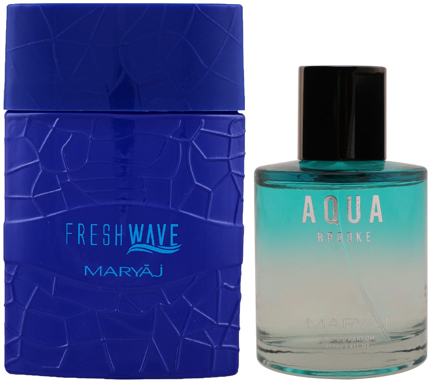 Maryaj Fresh Wave Eau De Parfum Citrus Woody Perfume 100ml For Men And Maryaj Aqua Brooke Eau De Parfum Citrus Floral Perfume 100ml For Women (Pack Of 2)
Maryaj Fresh Wave Eau De Parfum Citrus Woody Perfume 100ml For Men And Maryaj Aqua Brooke Eau De Parfum Citrus Floral Perfume 100ml For Women (Pack Of 2)