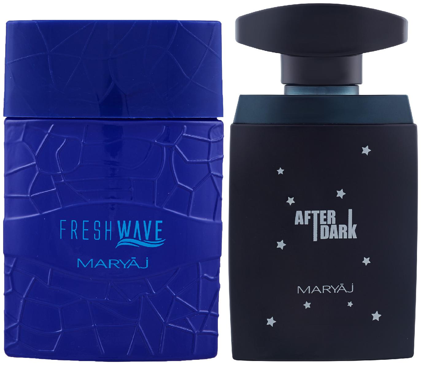 Maryaj Fresh Wave Eau De Parfum Citrus Woody Perfume 100ml for Men and Maryaj After Dark Eau De Parfum Woody Aromatic Perfume 100ml for Men ( Pack of 2 )
Maryaj Fresh Wave Eau De Parfum Citrus Woody Perfume 100ml for Men and Maryaj After Dark Eau De Parfum Woody Aromatic Perfume 100ml for Men ( Pack of 2 )