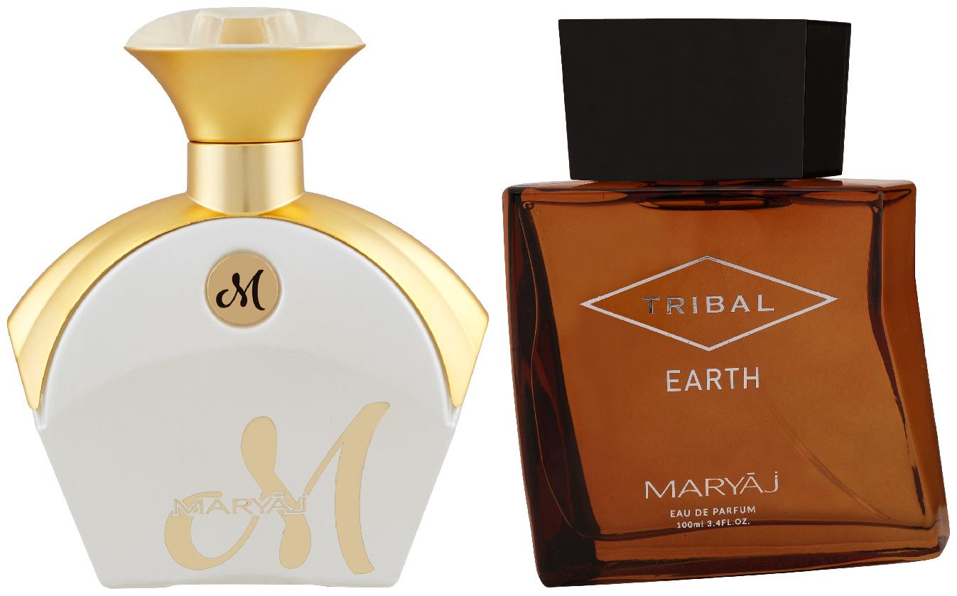 Maryaj M White For Her Eau De Parfum Floral Fruity Perfume 90ml For Women And Maryaj Tribal Earth Eau De Parfum Citrus Woody Perfume 100ml For Unisex (Pack Of 2)
Maryaj M White For Her Eau De Parfum Floral Fruity Perfume 90ml For Women And Maryaj Tribal Earth Eau De Parfum Citrus Woody Perfume 100ml For Unisex (Pack Of 2)
