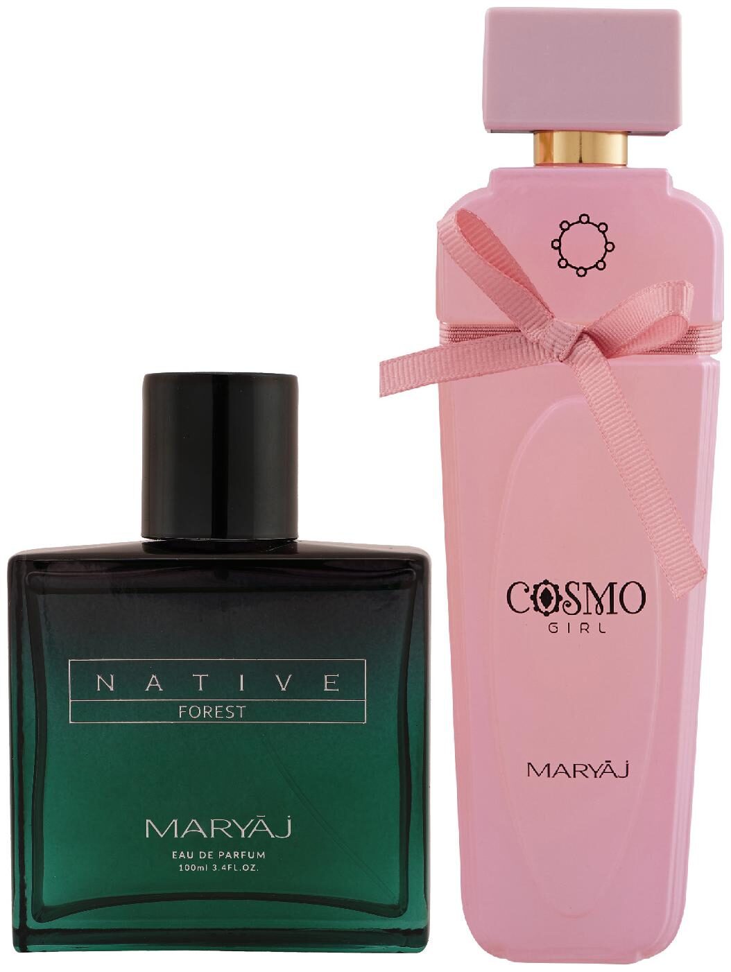 Maryaj Native Forest Eau De Parfum Aromatic Powdery Perfume 100ml for Unisex and Maryaj Cosmo Girl Eau De Parfum Floral Powdery Perfume 100ml for Women
Maryaj Native Forest Eau De Parfum Aromatic Powdery Perfume 100ml for Unisex and Maryaj Cosmo Girl Eau De Parfum Floral Powdery Perfume 100ml for Women