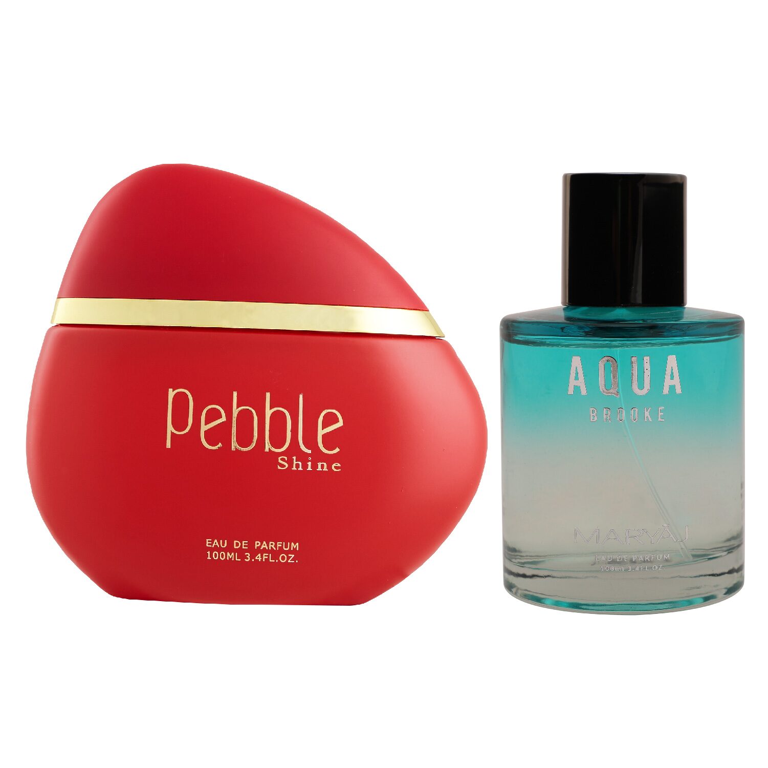 Maryaj Pebble Shine Eau De Parfum Floral Fruity Perfume 100ml And Aqua Brooke Eau De Parfum Citrus Floral Perfume 100ml For women (Pack of 2)
Maryaj Pebble Shine Eau De Parfum Floral Fruity Perfume 100ml And Aqua Brooke Eau De Parfum Citrus Floral Perfume 100ml For women (Pack of 2)