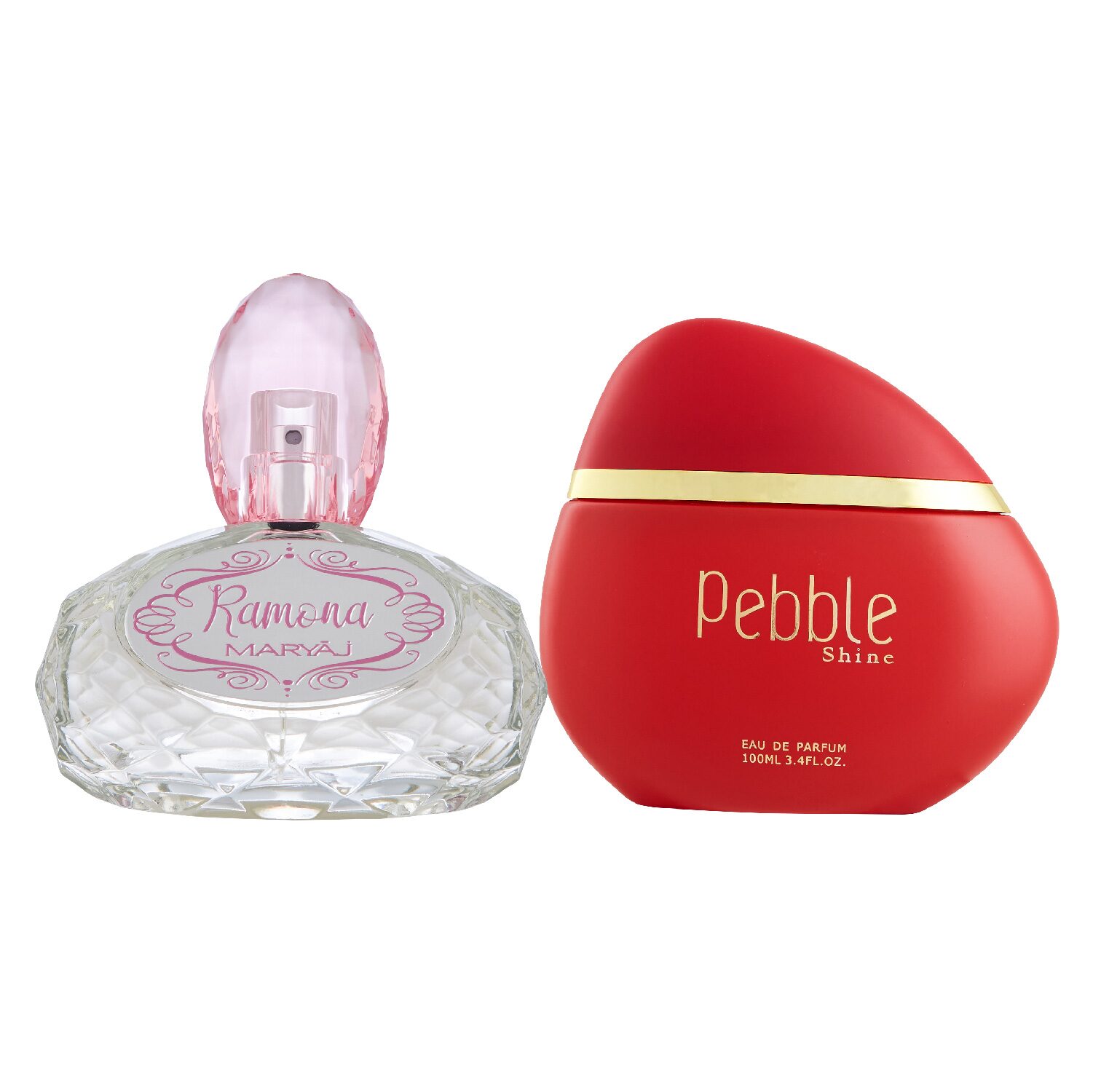 Maryaj Ramona Eau De Parfum Citrus Floral Perfume 100ml And Pebble Shine Eau De Parfum Floral Fruity Perfume 100ml For women (Pack of 2)
Maryaj Ramona Eau De Parfum Citrus Floral Perfume 100ml And Pebble Shine Eau De Parfum Floral Fruity Perfume 100ml For women (Pack of 2)