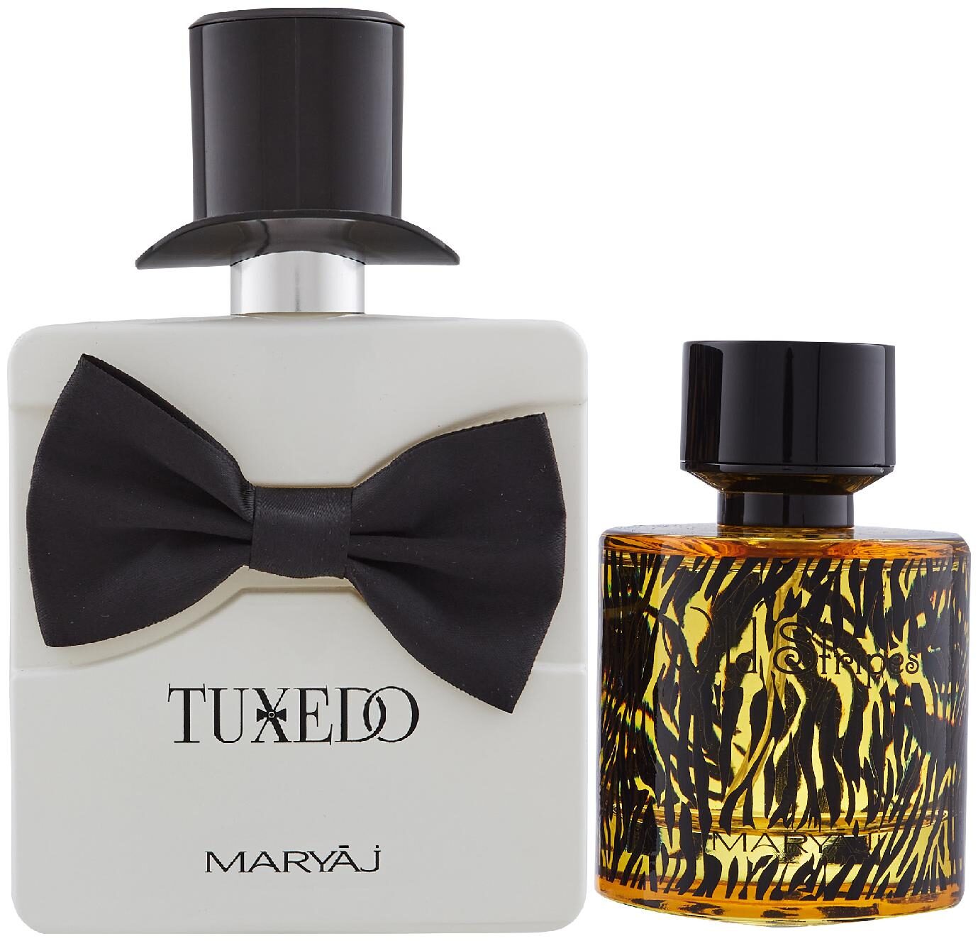Maryaj Tuxedo Eau De Parfum Spicy Woody Perfume 100ml for Men and Maryaj Wild Stripes Eau De Parfum Aromatic Oriental Perfume 100ml for Men ( Pack of 2 )
Maryaj Tuxedo Eau De Parfum Spicy Woody Perfume 100ml for Men and Maryaj Wild Stripes Eau De Parfum Aromatic Oriental Perfume 100ml for Men ( Pack of 2 )
