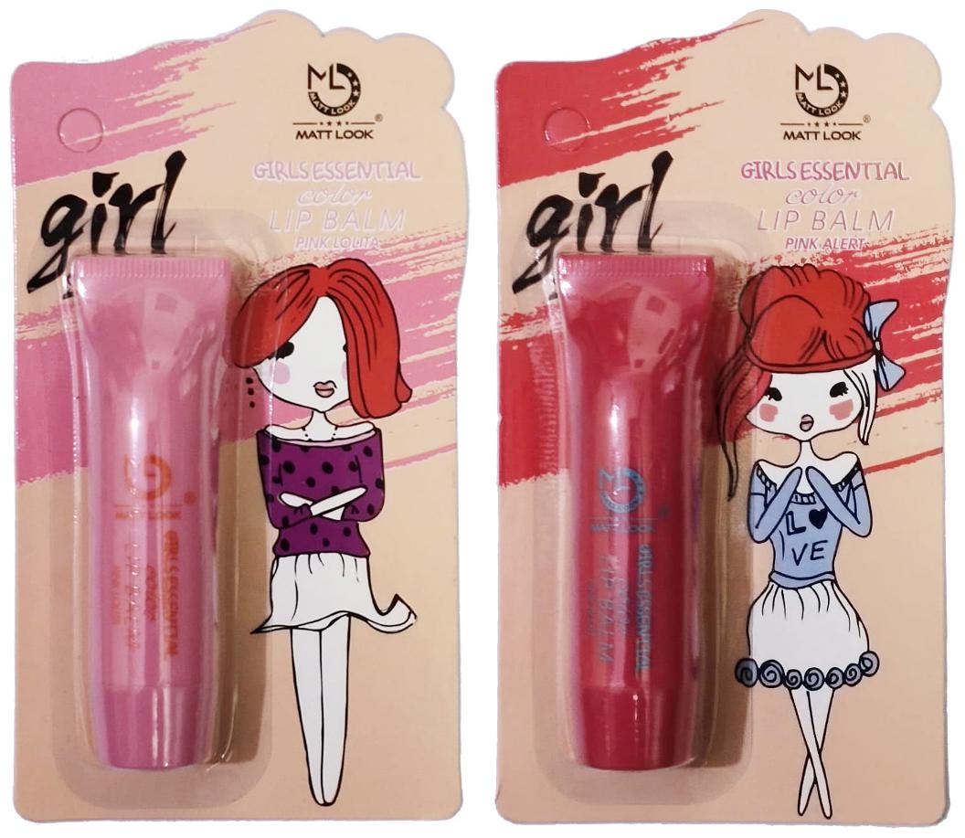 Matt Look Girls Essential Color Lip Balm Pink Lolita-3 5g Pink Alert-3 5g (Pack of 2)
Matt Look Girls Essential Color Lip Balm Pink Lolita-3 5g Pink Alert-3 5g (Pack of 2)