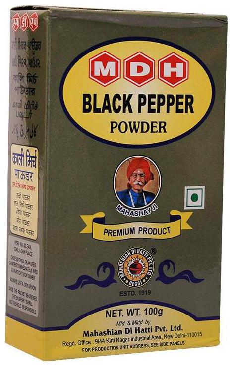 Mdh Powder - Pepper 100 g
Mdh Powder - Pepper 100 g